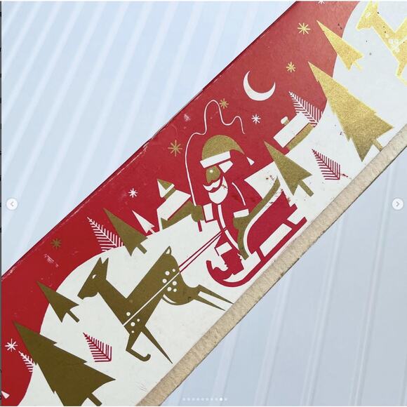 ONE BOX Vintage Old World Christmas Ornaments Teardrop Icicle Glass Red Set x6 - Picture 9 of 10